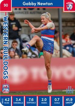2023 AFLW TeamCoach #90 Gabby Newton Front
